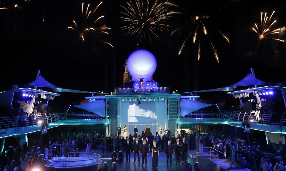 Mein Schiff 6 Taufe in Hamburg. Foto: TUI Cruises