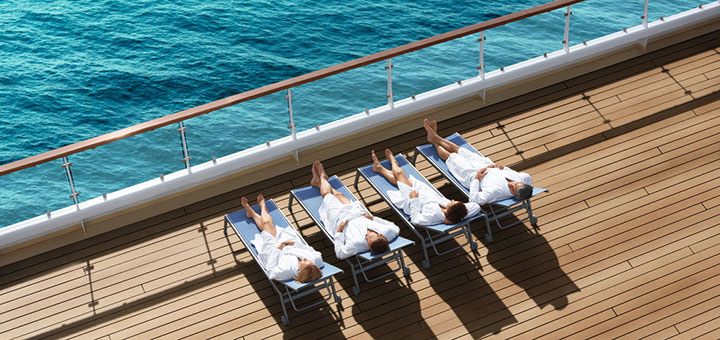 Entspannung auf Mein Schiff. Foto: TUI Cruises