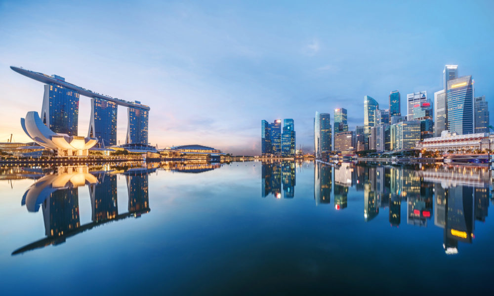 Mein Schiff in Singapur. Foto: TUI Cruises