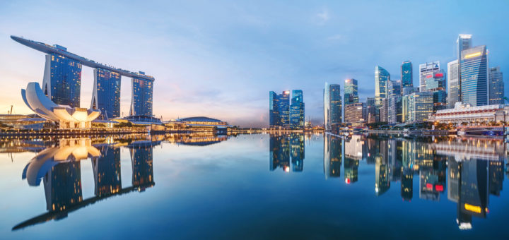 Mein Schiff in Singapur. Foto: TUI Cruises