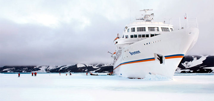 MS BREMEN im Eis. Foto: Hapag-Lloyd Kreuzfahrten