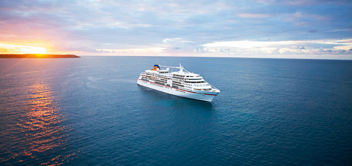 MS EUROPA auf See. Foto: Hapag-Lloyd Kreuzfahrten