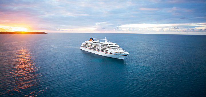 MS EUROPA auf See. Foto: Hapag-Lloyd Kreuzfahrten