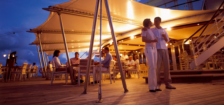 Lidodeck auf der MS EUROPA. Foto: Hapag-Lloyd Kreuzfahrten