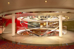 Atrium auf MS Koningsdam. Foto: Holland America Line