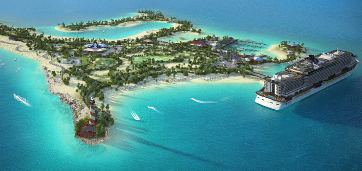 Ocean Cay MSC Marine Reserve auf den Bahamas. Foto: MSC Cruises