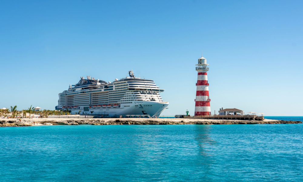 MSC Meraviglia im MSC Ocean Cay