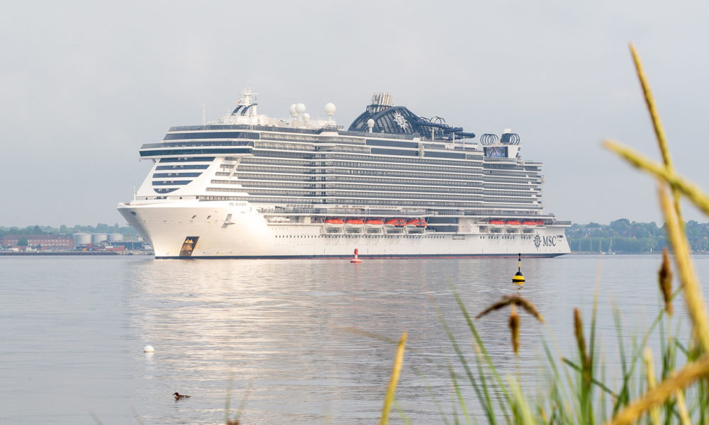 MSC Seaview in Kiel