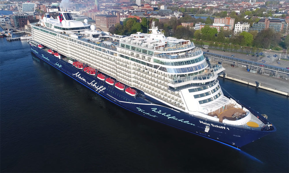 Die neue Mein Schiff 1. Foto: inselvideo