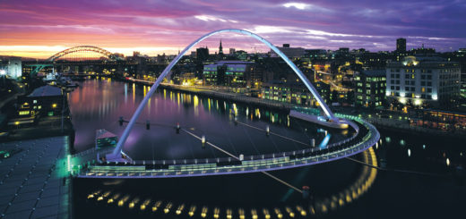 Millennium Bridge in Newcastle. Foto: DFDS Seaway