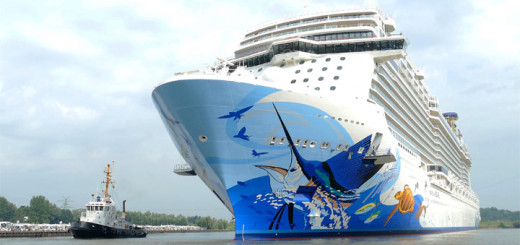 Norwegian Escape in Papenburg. Foto: Meyer Werft