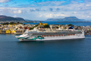 Norwegian Jade in Ålesund, Norwegen. Foto: Norwegian Cruise Line