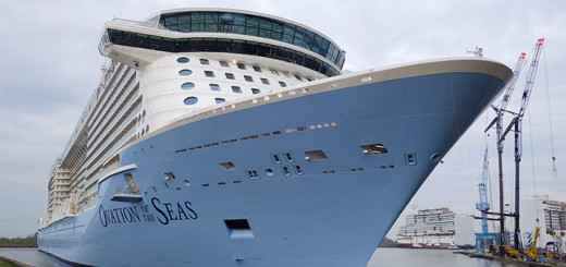 Ovation of the Seas im Baudock der Meyer Werft in Papenburg. Foto: Meyer Werft