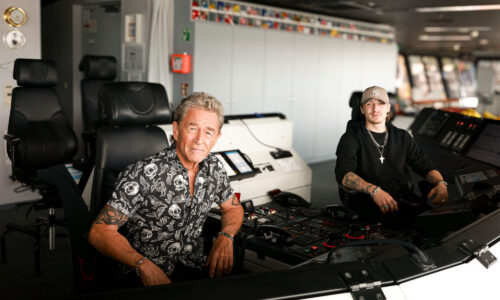Peter Maffay auf der Brücke