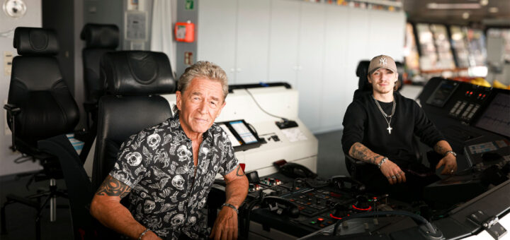 Peter Maffay auf der Brücke