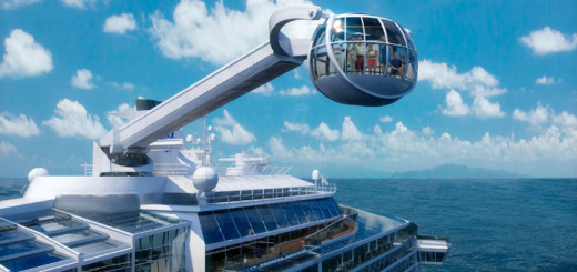 Rundblick mit dem North Star auf der Quantum of the Seas. Foto: Royal Caribbean International