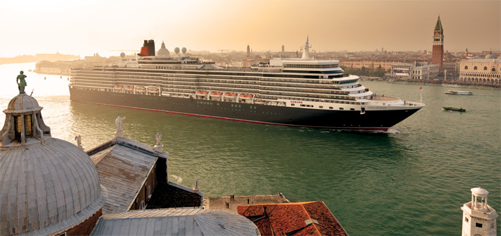 Queen Elizabeth in Venedig, Italien. Foto: Cunard Line
