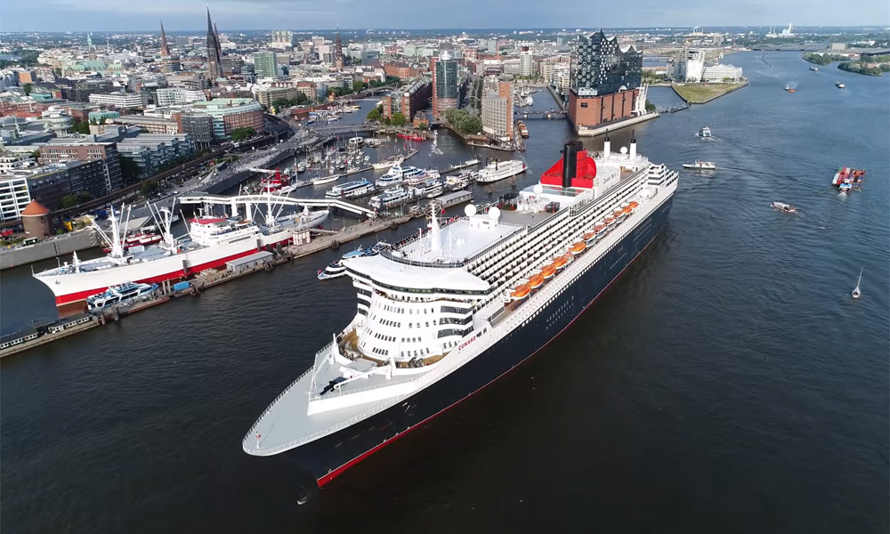 Queen Mary 2 Ab Hamburg