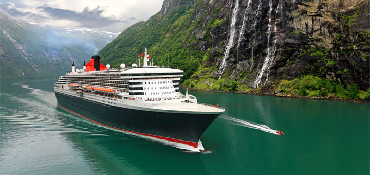 Queen Mary 2 ab Hamburg