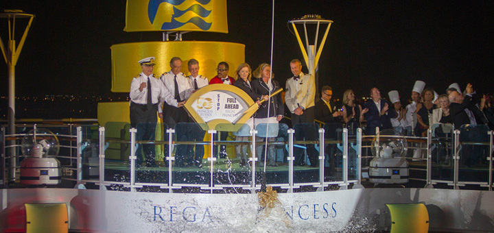 Schiffstaufe der Regal Princess in Fort Lauderdale. Foto: Princess Cruises