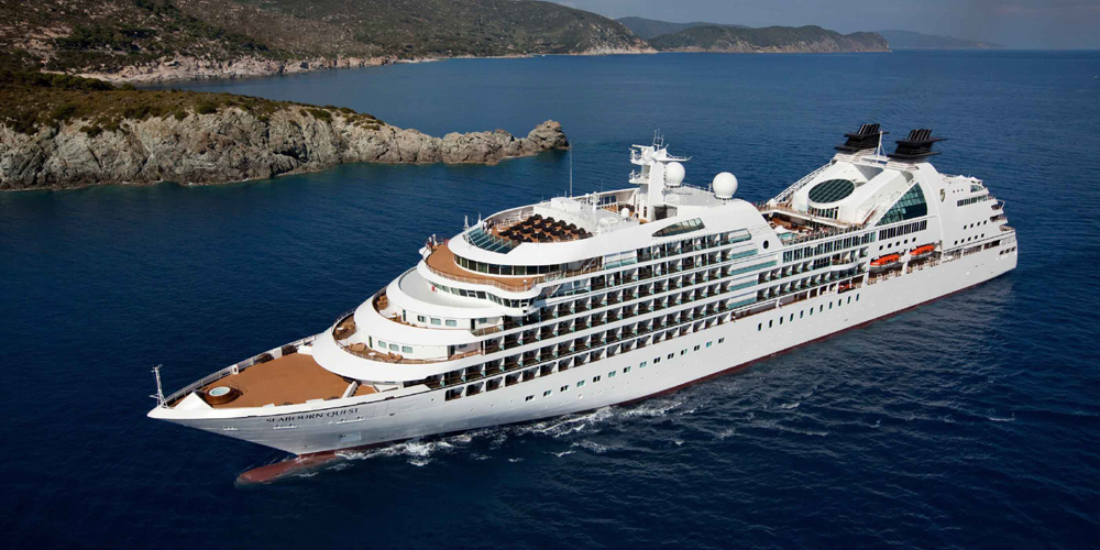 Seabourn Quest auf Luxuskreuzfahrt. Foto: Seabourn Cruise Line