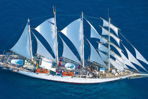 Star Flyer auf Segelkreuzfahrt. Foto: Star Clippers