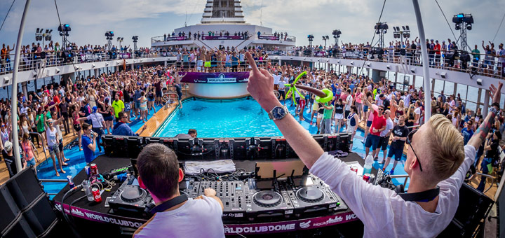 Gestört aber GeiL an Bord der World Club Cruise. Foto: TUI Cruises